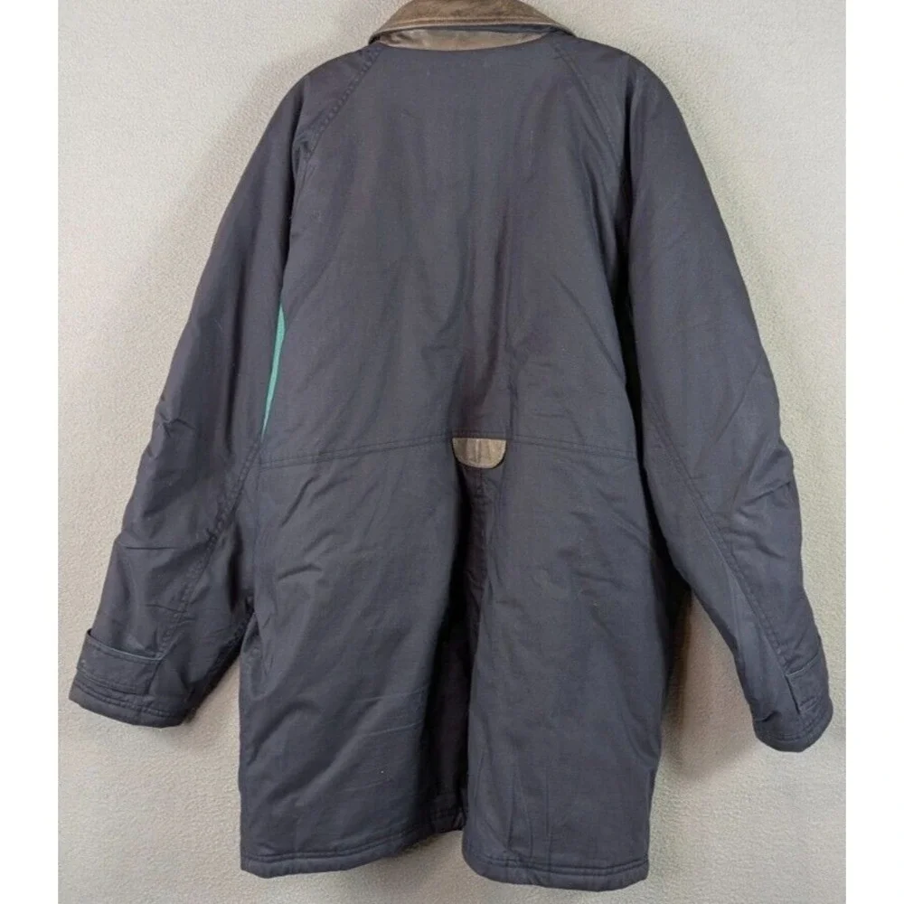 Vtg Brambilla Overcoat Collection Jacket Men's‎ L Full Zip Chore Coat Retro Barn